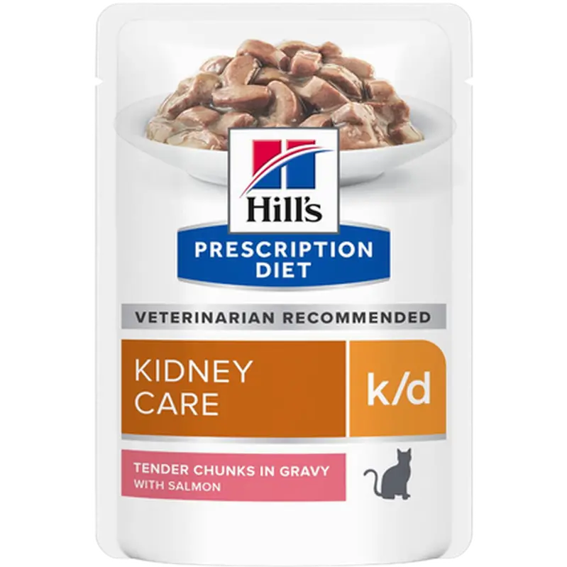 k/d Kidney Care Salmon Pouch - Wet Cat Food