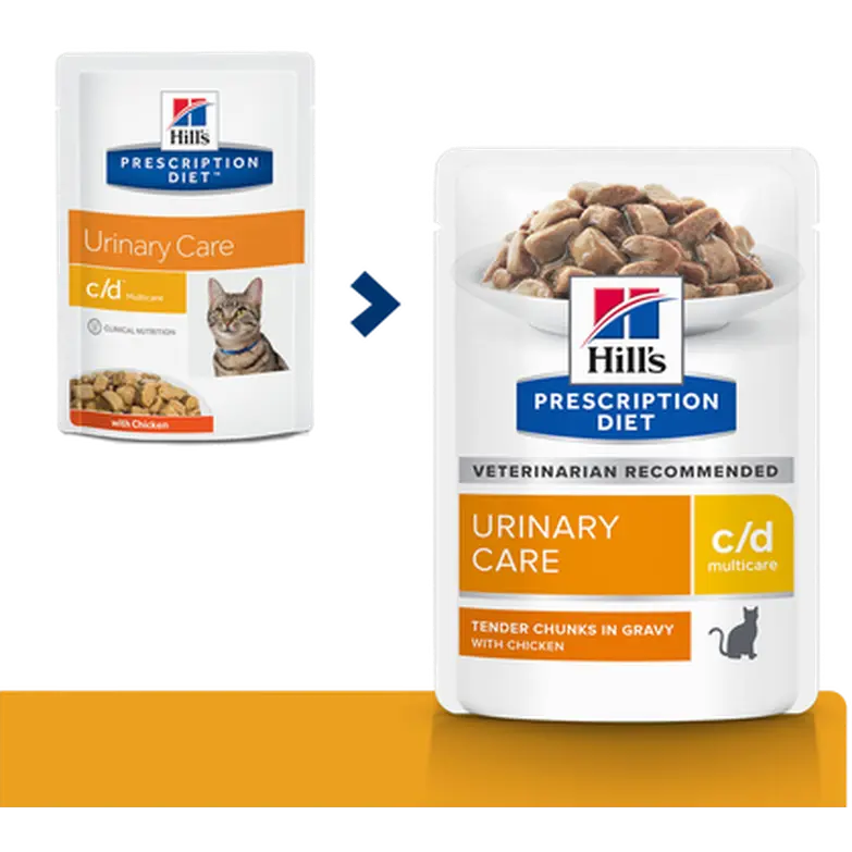 c/d Multicare Chicken Pouch - Wet Cat Food