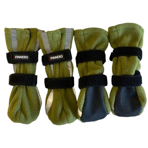 Hundsko Halla med reflex 4-Pack Grön