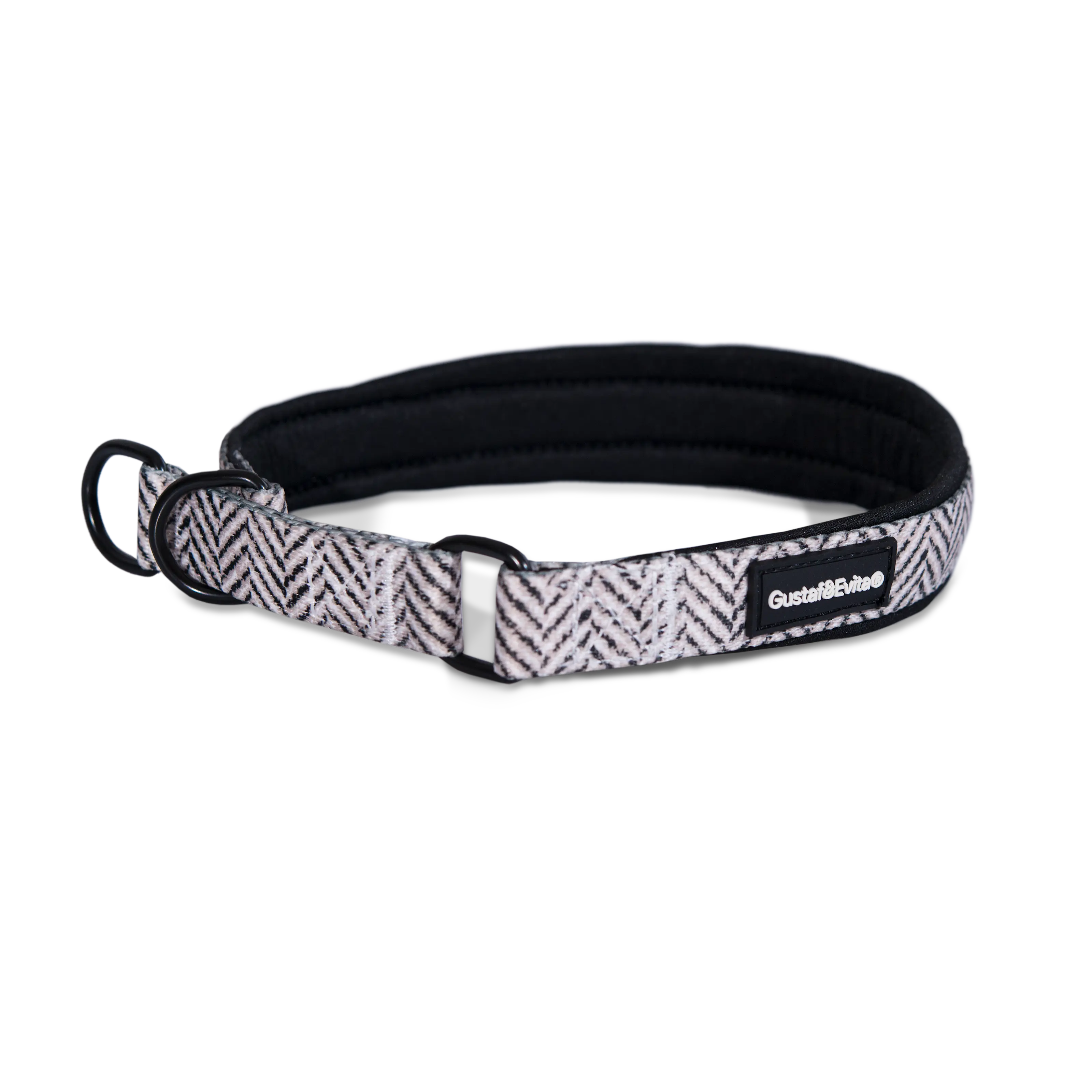 Hundhalsband Modish halvstryp XXS, 15mm x 25-35cm Mönstrad