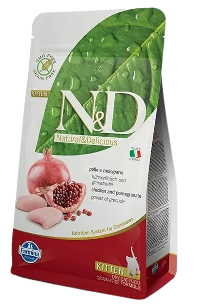Farmina Cat N&D Grain Free Chicken & Pomegranate Kitten 1,5kg