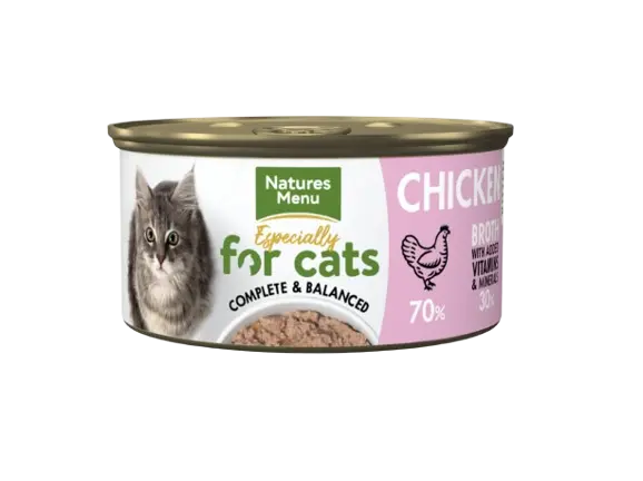 Cat Wet Lining Kitten Chicken