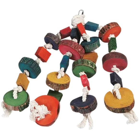 Parrot Hanger With Beads 4 Ropes