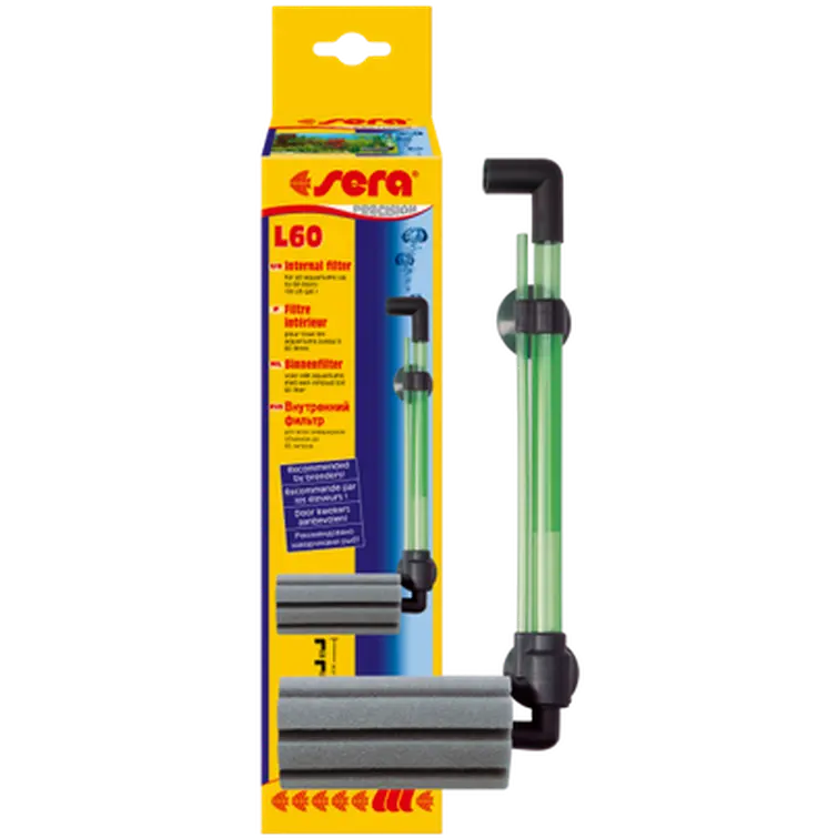 Sera Aquarium Internt filter L60 - Luftdrivet skumfilter