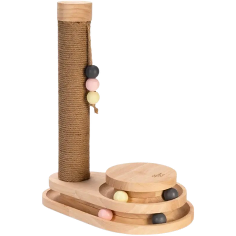 Wood Scratch Post Inez