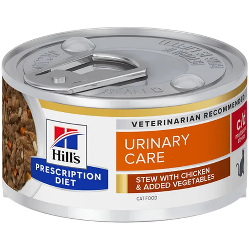 c/d Urinary Care Multicare Stress Stew Canned - Wet Cat Food