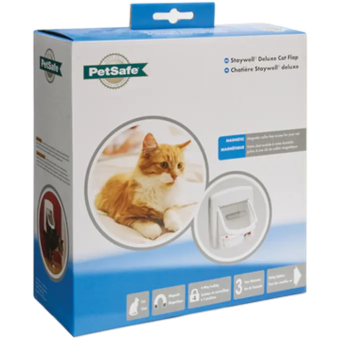 Staywell® Magnetic 4-Way Locking Deluxe Cat Flap