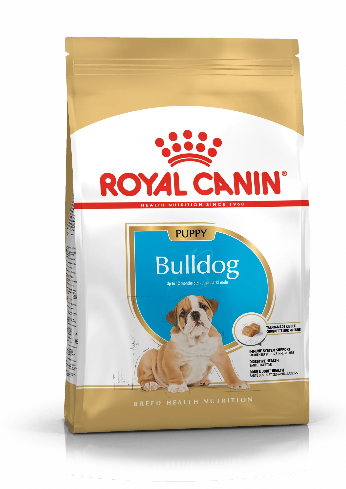 Bulldog Puppy Torrfoder för hundvalp