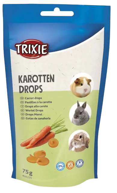 Gnagardrops glutenfria med morot
