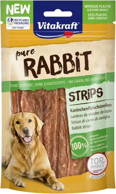 Torkade Kaninstrips