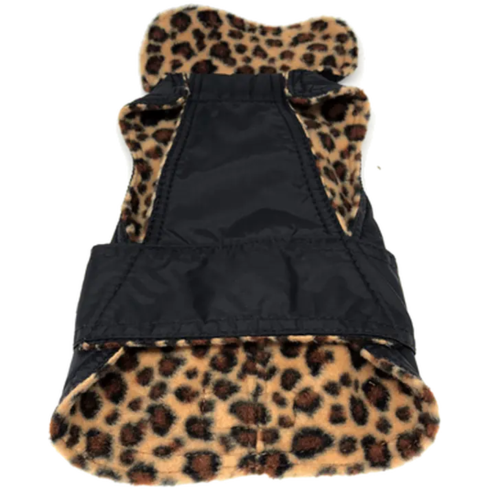 Hundtäcke/Värmetäcke Fleecefoder Leopard
