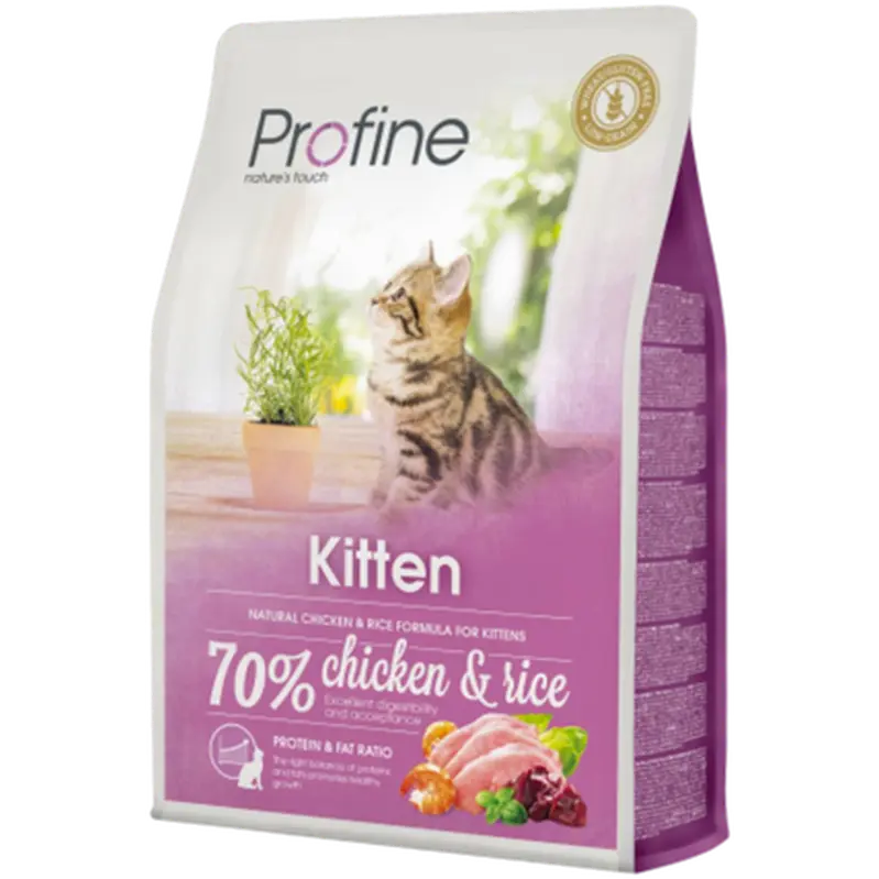 Cat Dry Food Kitten Chicken & Rice
