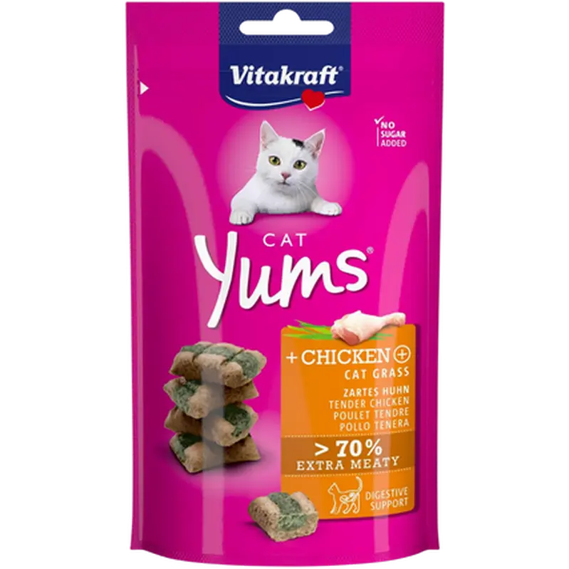 Cat-Yums Kyckling & Kattgräs