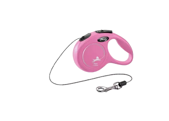 Rullkoppel New Classic Cord, 3m, XS, max 8kg, Rosa