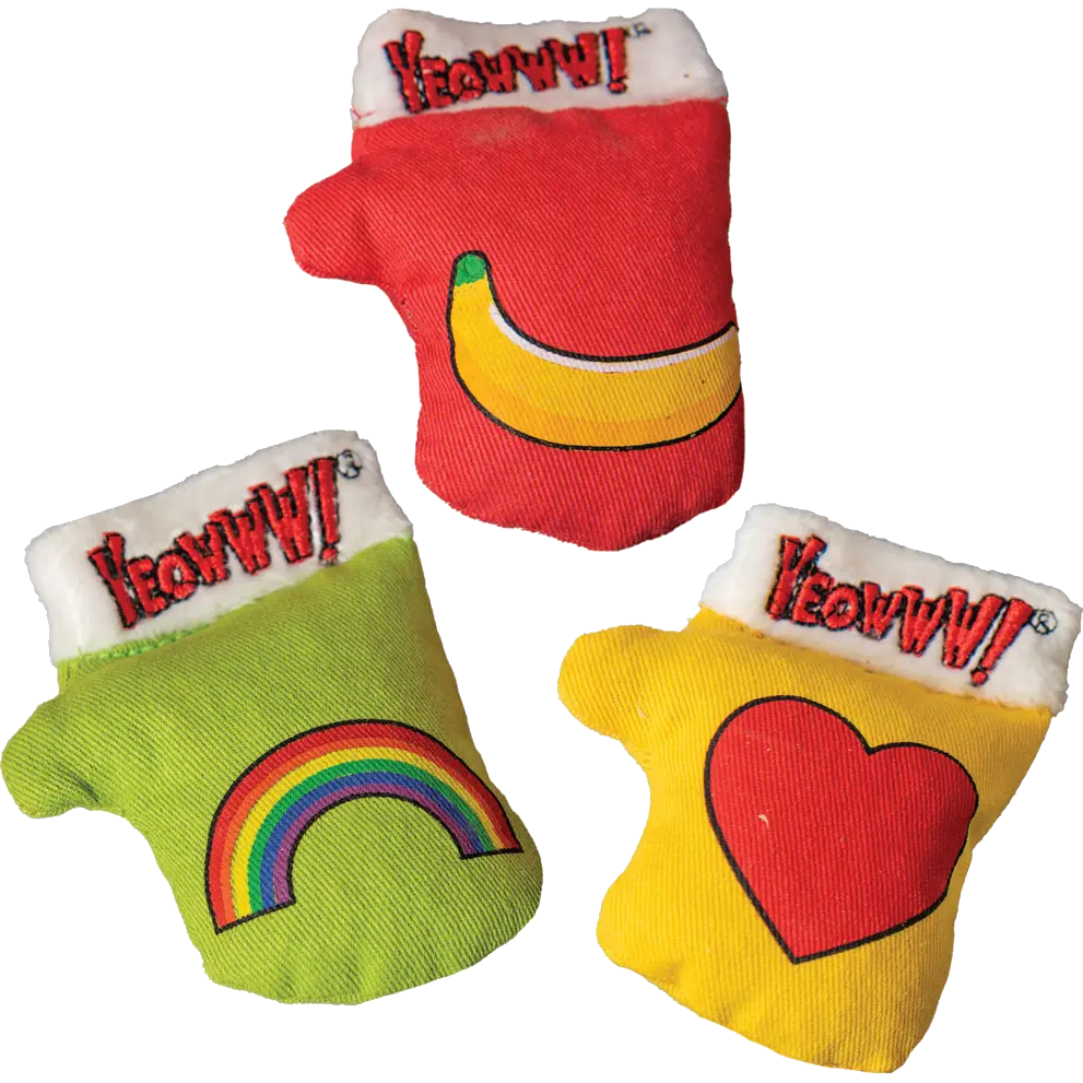 Catnip Cat Toy Kitten Mittens Mix