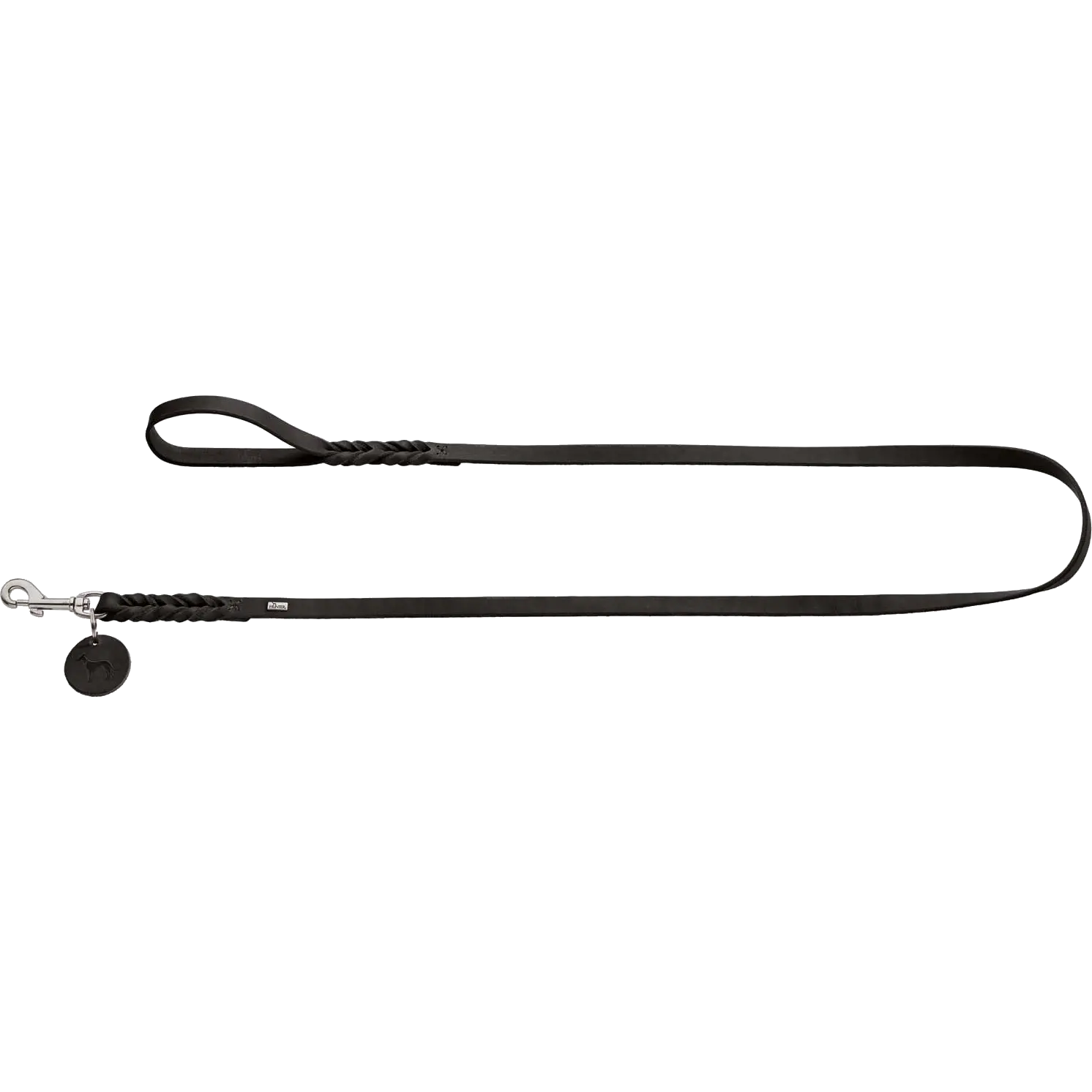 Hundkoppel Solid Education Svart 200cm/11mm