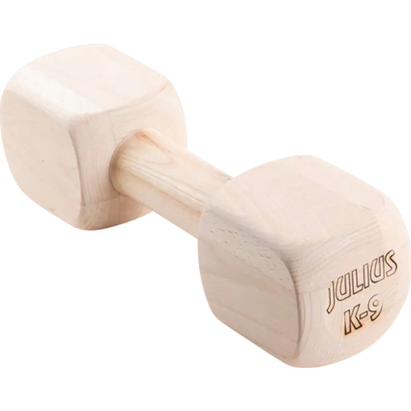 Dumbbell Hard Wood Dog Training Accessory