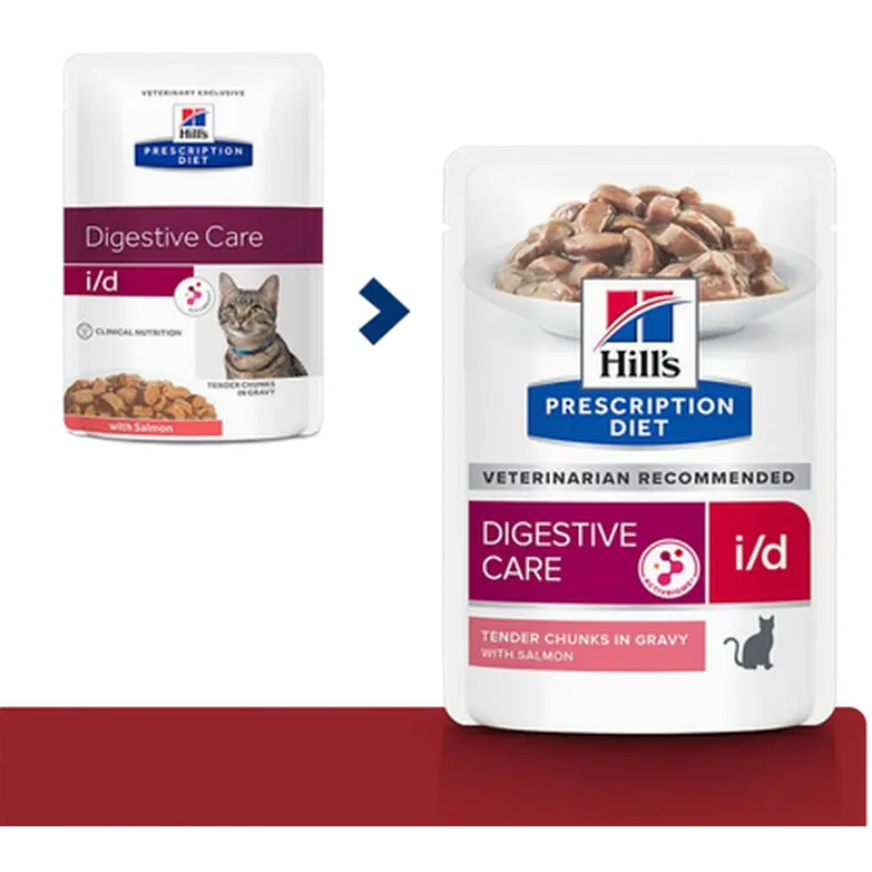 i/d Digestive Care Salmon Pouch - Wet Cat Food