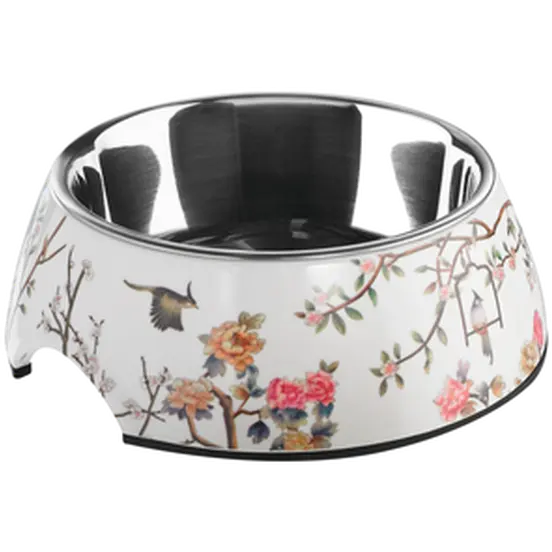 Dog & Cat Feeding Bowl Mogami Melamine Print Pattern 160ml/ø14cm