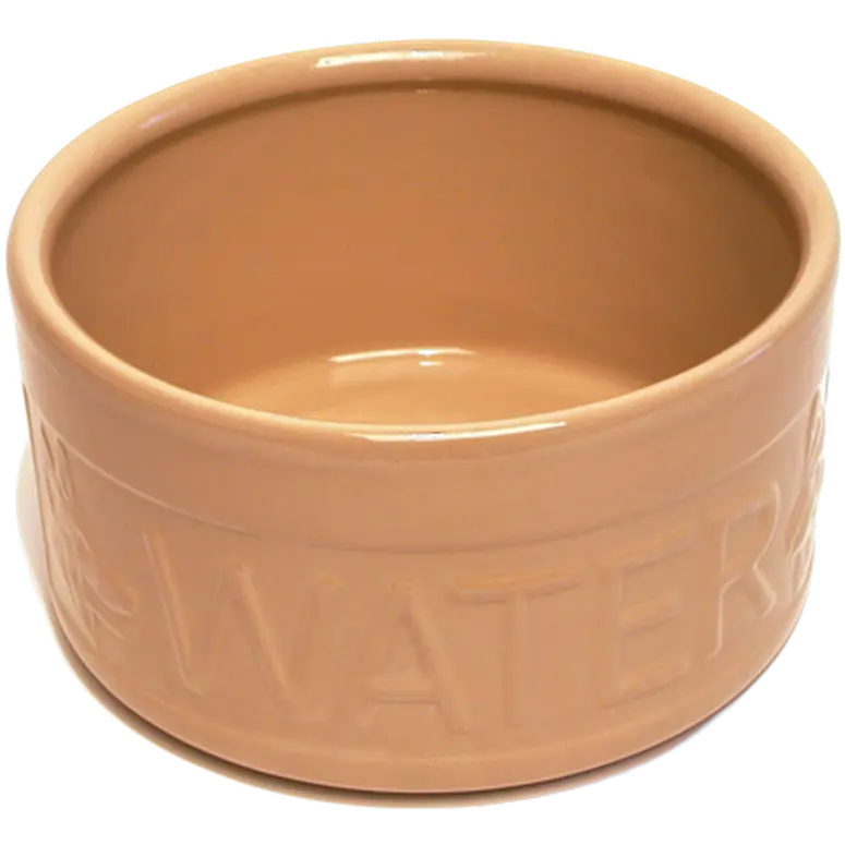 Dog Bowl Deep Water Brown 20 cm