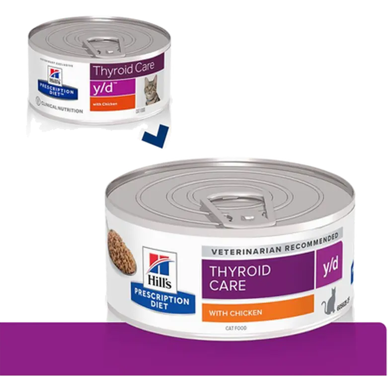 y/d Thyroid Care Chicken Canned - Wet Cat Food