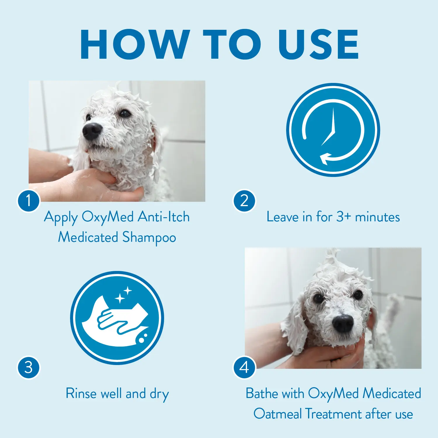 OxyMed Medicated Anti Itch Conditioning Treatment for Pets
