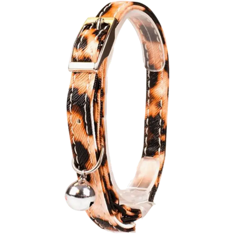 Cat Collar Leopard - Adjustable Nylon