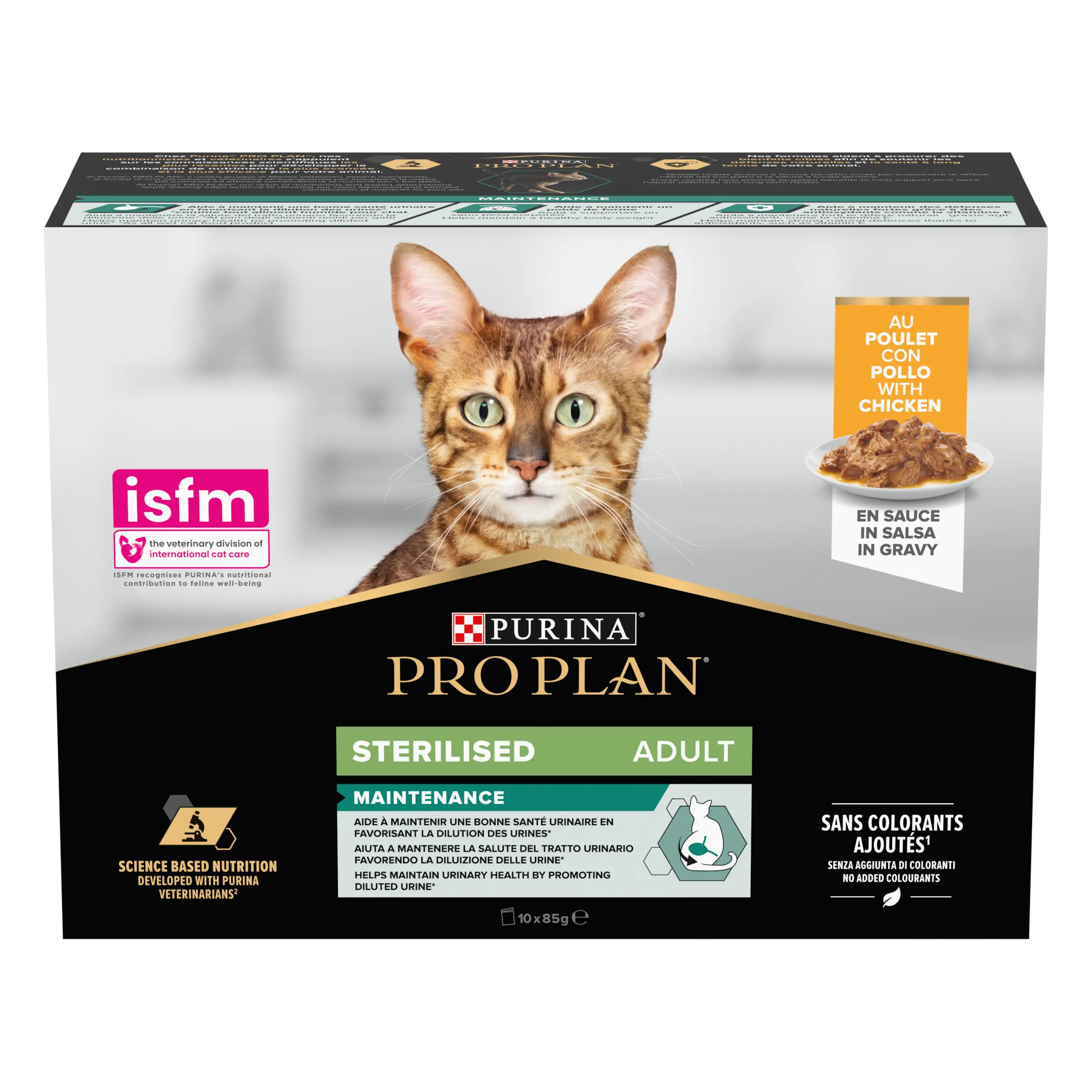 Cat Sterilised Chicken 10 x 85 g