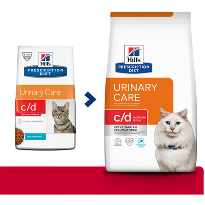 c/d Urinary Multicare Stress Ocean Fish - Dry Cat Food