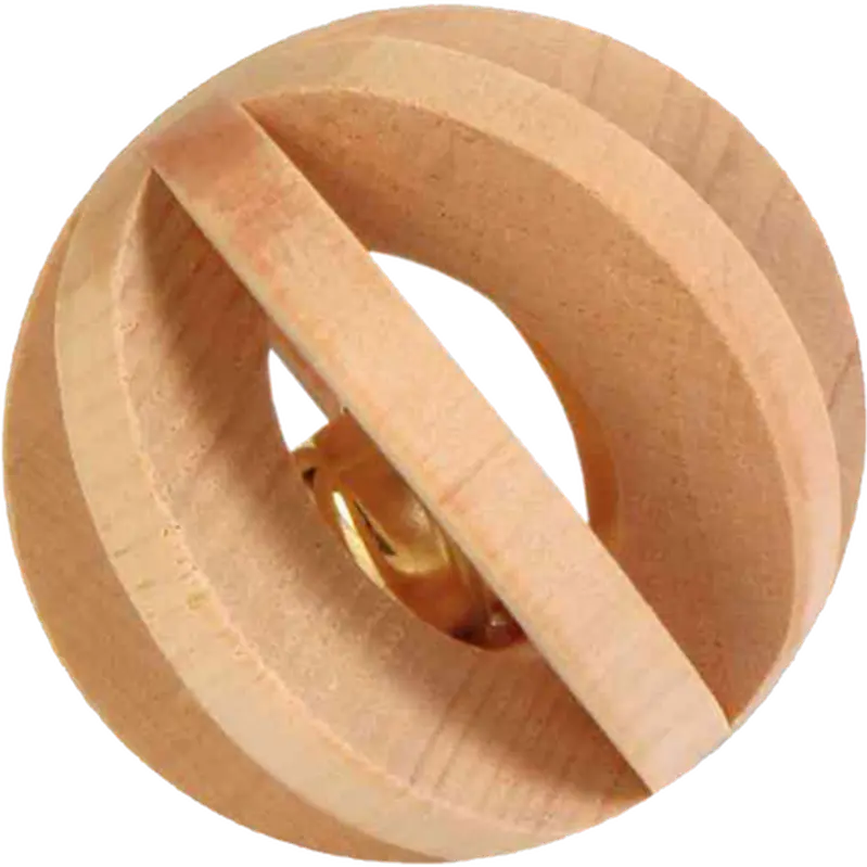 Slat Ball Wood with Bell