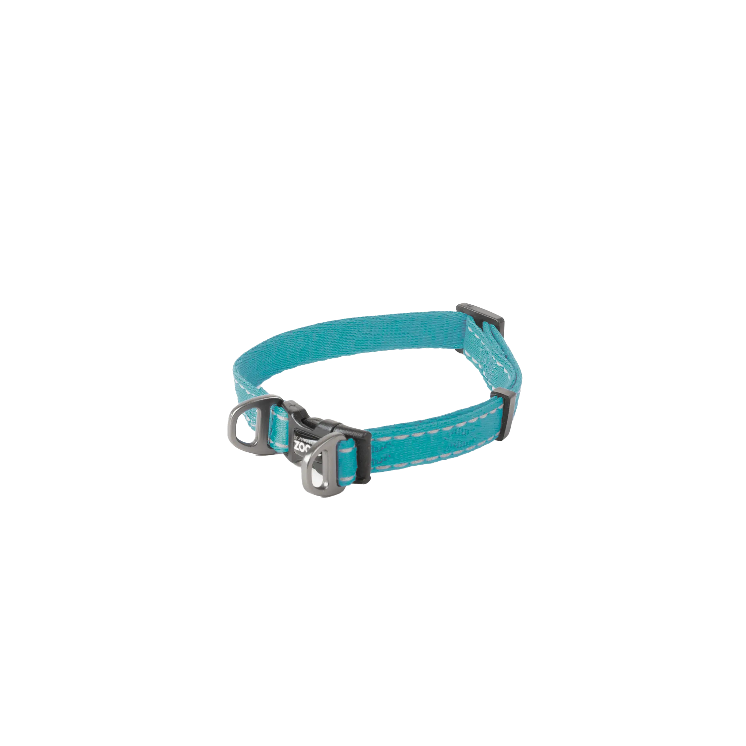 Hundhalsband Rufus ställbart, 10 mmx22-35cm, Turkos