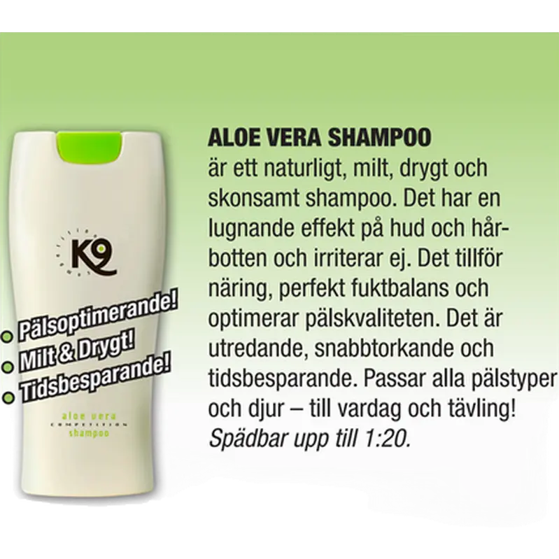 Aloe Vera Shampoo Dunk