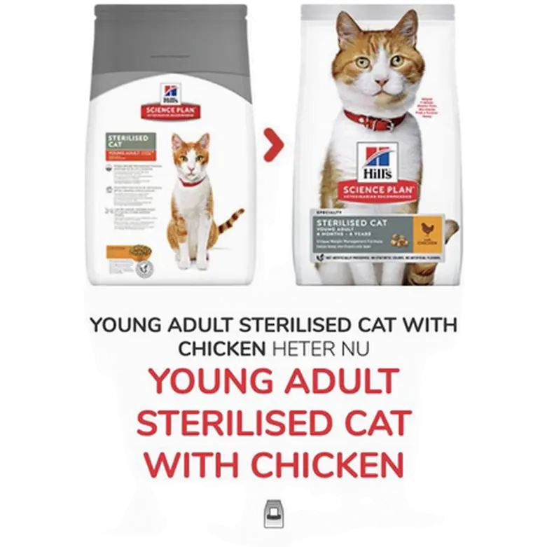 Adult Sterilised Chicken - Dry Cat Food