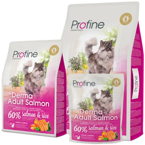 Cat Dry Food Derma Adult Salmon & Chicken