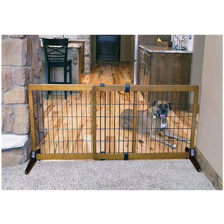 Pet Gate Freestanding Large Extra Wide & Extra Tall