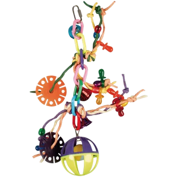 Parakeet Toy Ball with Strings