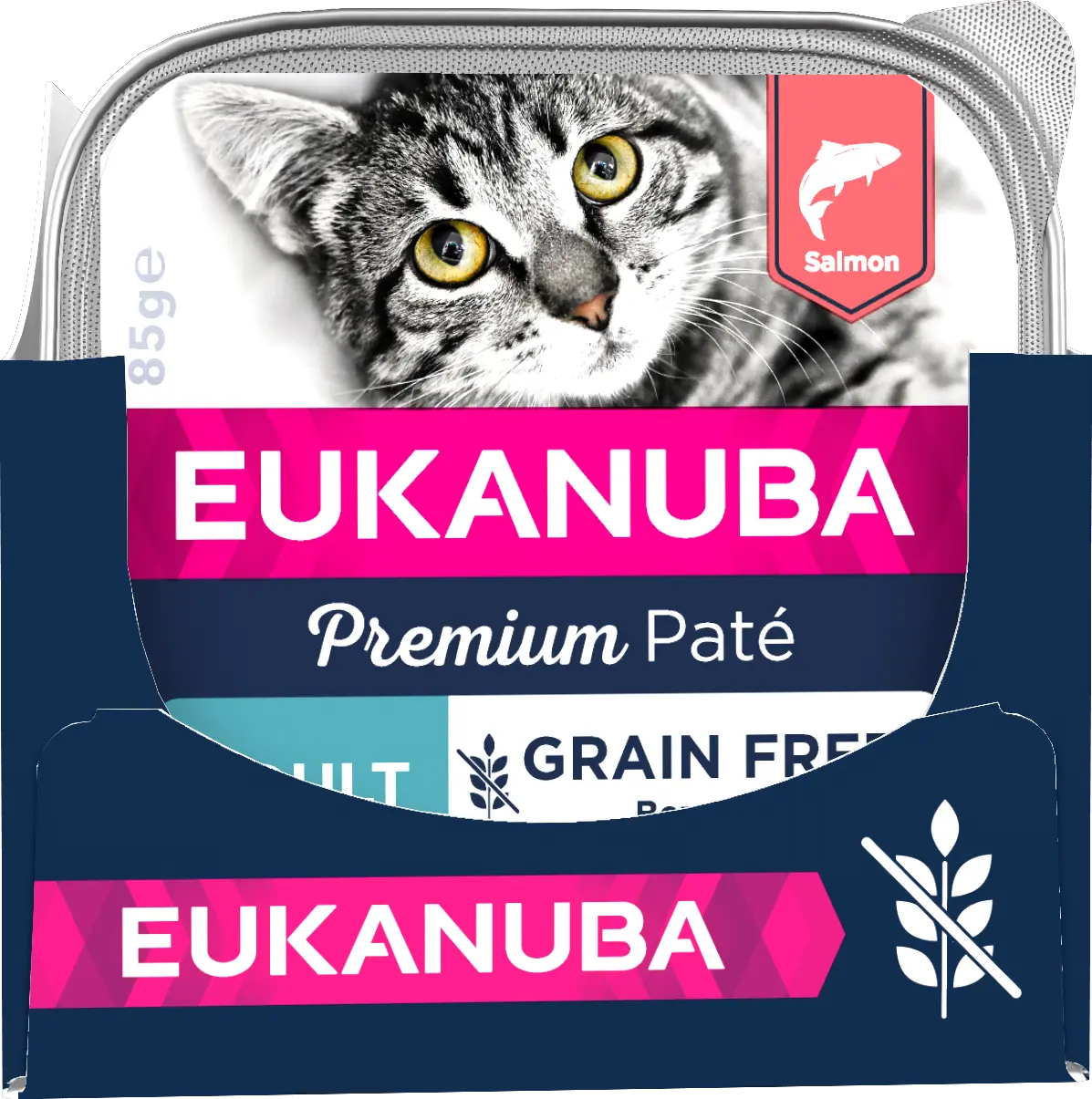 Cat Grain Free Adult Salmon Paté 12x85g