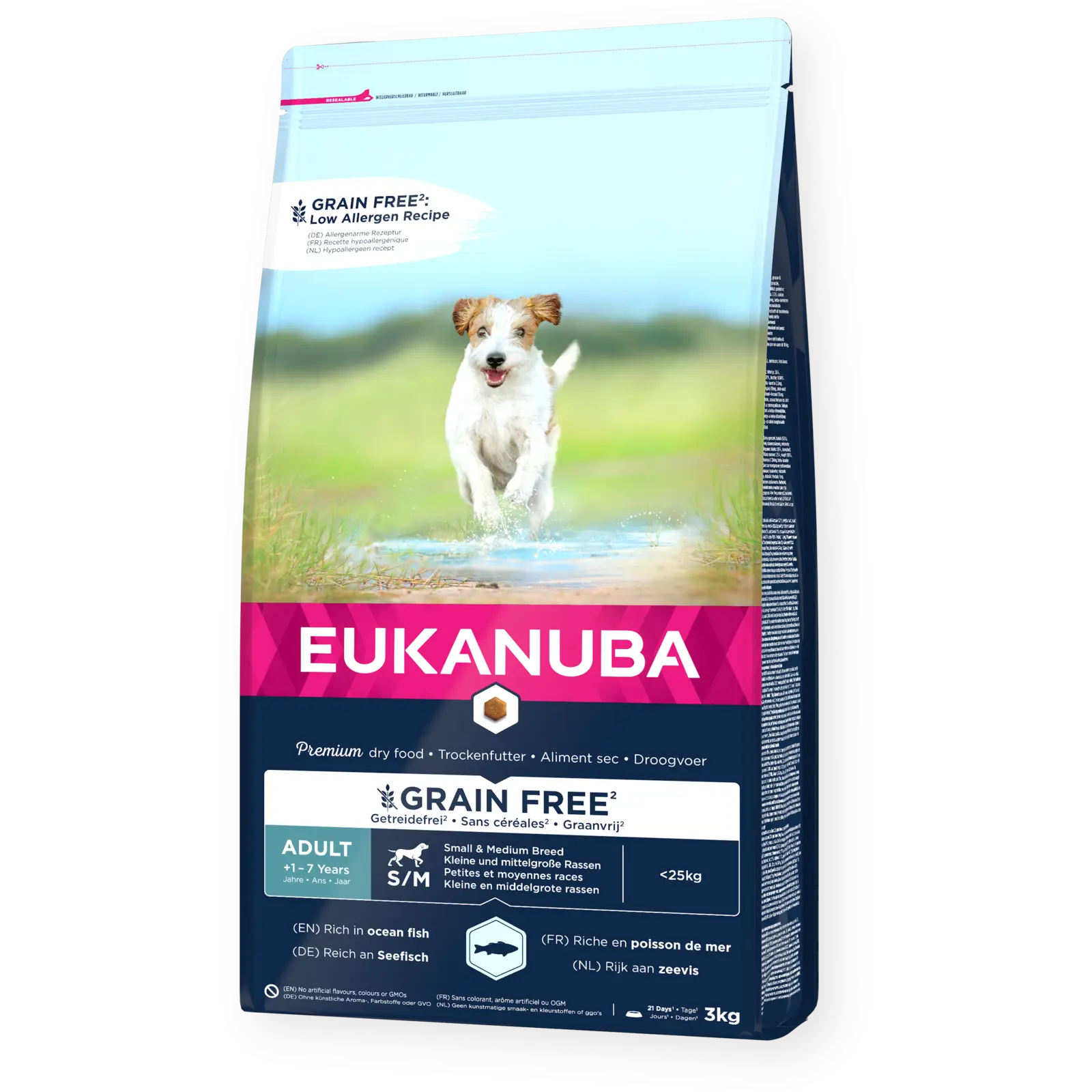 Dog Grain Free Adult Small/Medium 3 kg