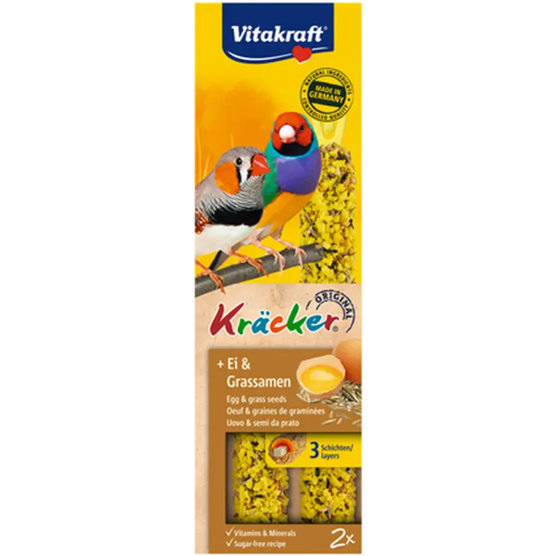Kräcker Fink Ägg & gräsfrön