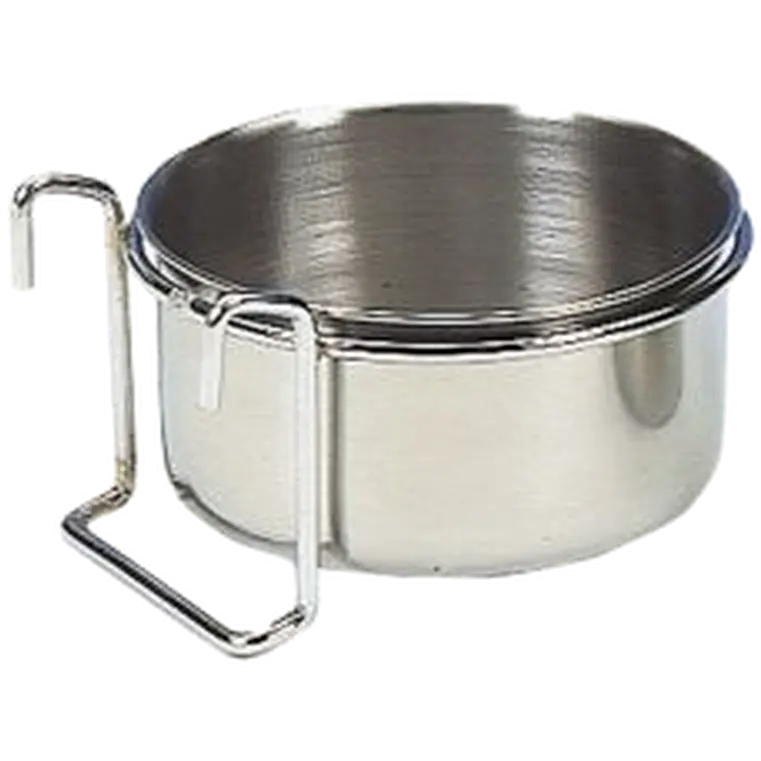 Bird Food & Water Bowl Stainless Steel Hang