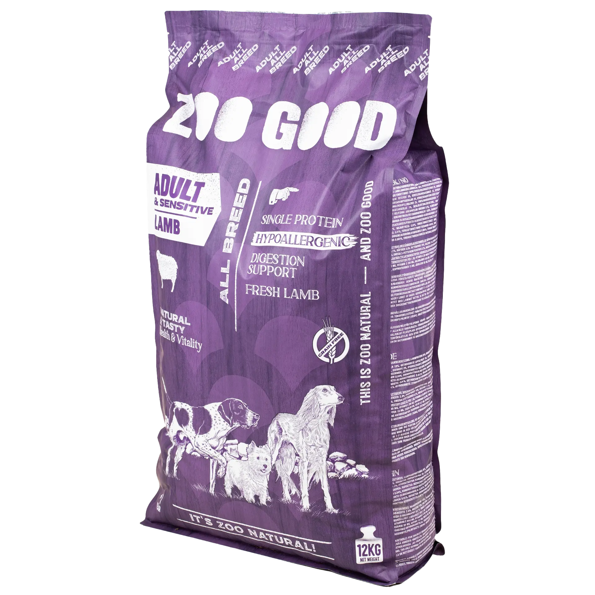 Dog Lamb Adult All Breed Grain Free