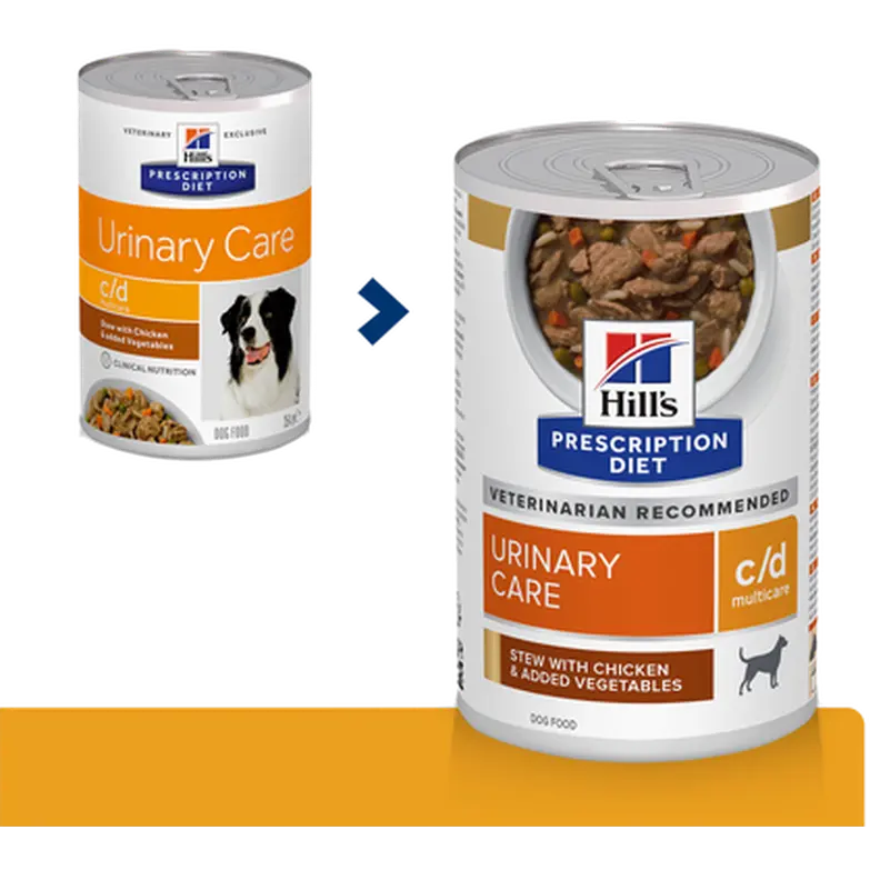 c/d Multicare Urinary Care Chicken & Veg Stew Canned - Wet Dog Food
