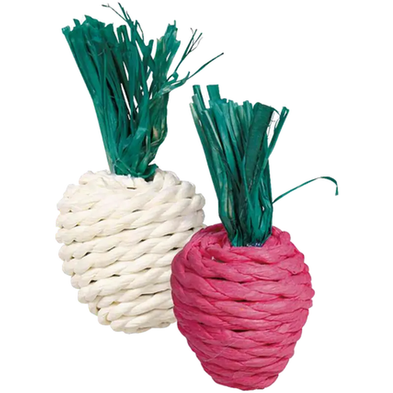 Set of Straw Toys Radishes