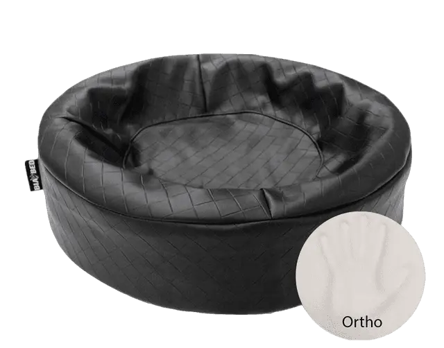 Biabädd Ortho Rund Svart Square Nr 0 - 50 x 50 cm