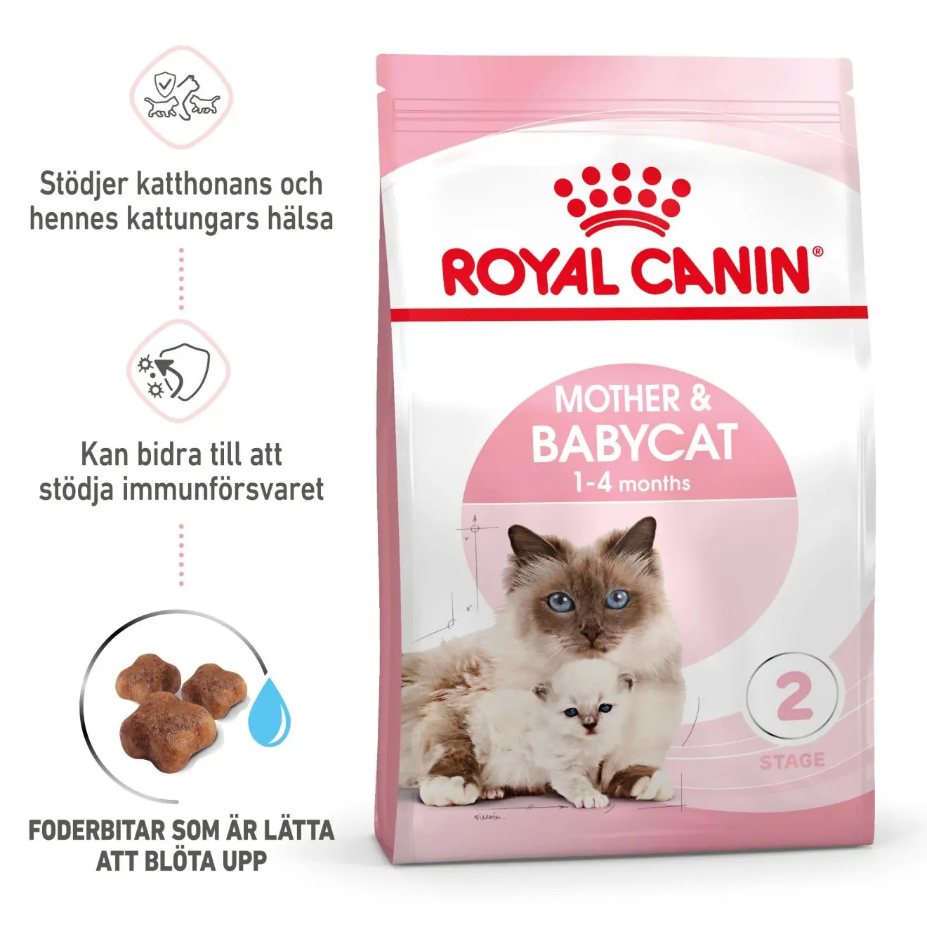 Mother & Babycat Torrfoder för katt och kattunge