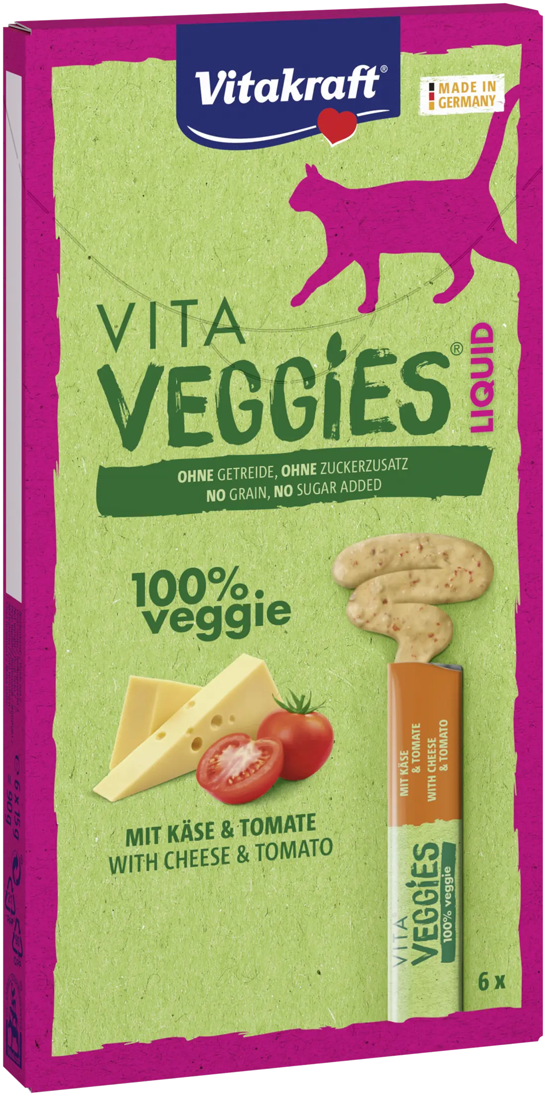 Vita Veggies cat Liquid Cheese & Tomato