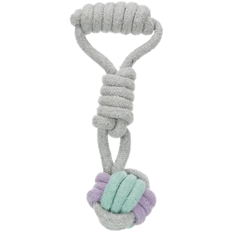 Junior Playing Rope with Woven-in Knot Ball