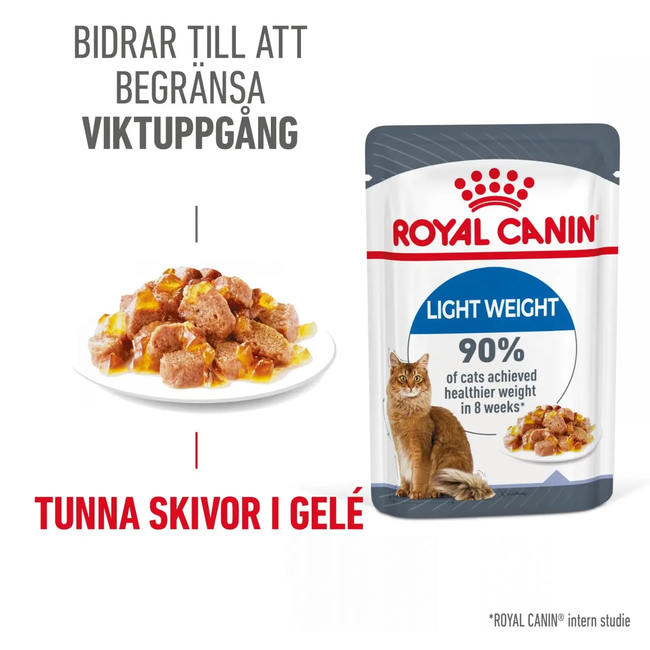 Feline Wet Light Weight Care Jelly Adult Våtfoder för katt