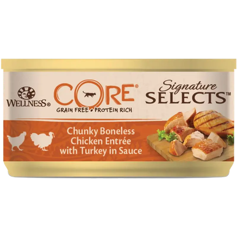 Cat Adult Signature Selects Chunky Chicken & Turkey in Sauce Wet