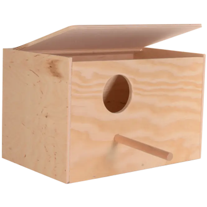 Wood Nesting Box Cockatiels